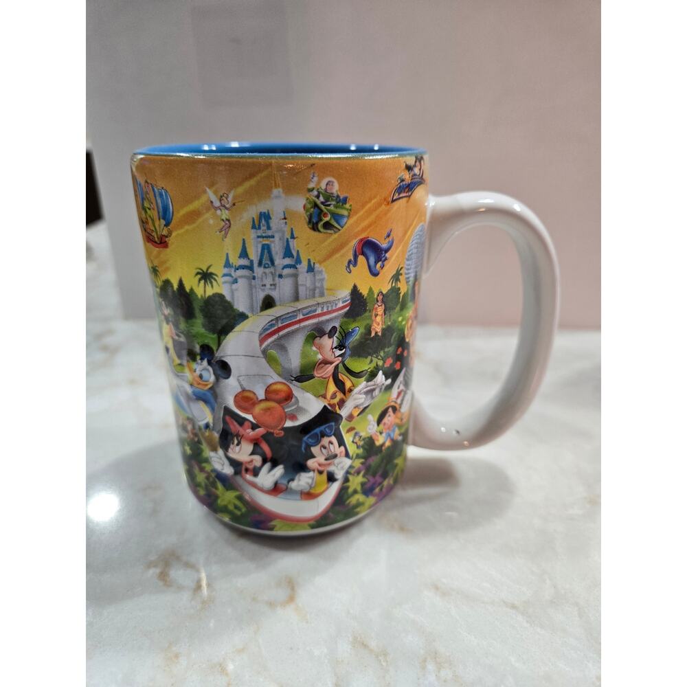 Disney 3 D Coffee Cup Mug DAD 4 Parks One World Walt Disney World Disney Land